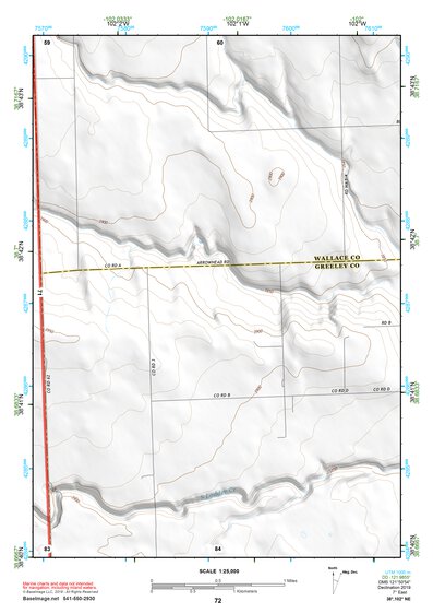 38102NE Page 72 Cheyenne Wells Topo Preview 1