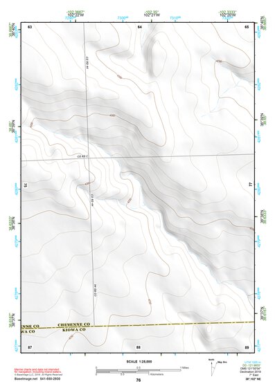 38102NE Page 76 Cheyenne Wells Topo Preview 1