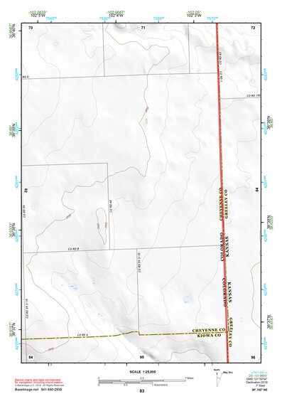 38102NE Page 83 Cheyenne Wells Topo Preview 1
