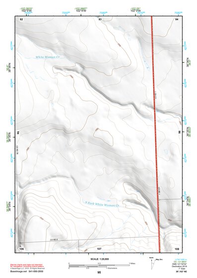 38102NE Page 95 Cheyenne Wells Topo Preview 1