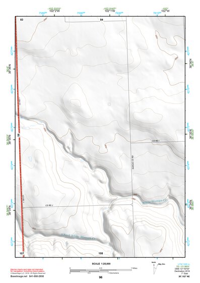 38102NE Page 96 Cheyenne Wells Topo Preview 1