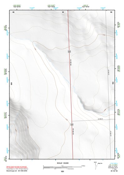 38102NE Page 101 Cheyenne Wells Topo Preview 1