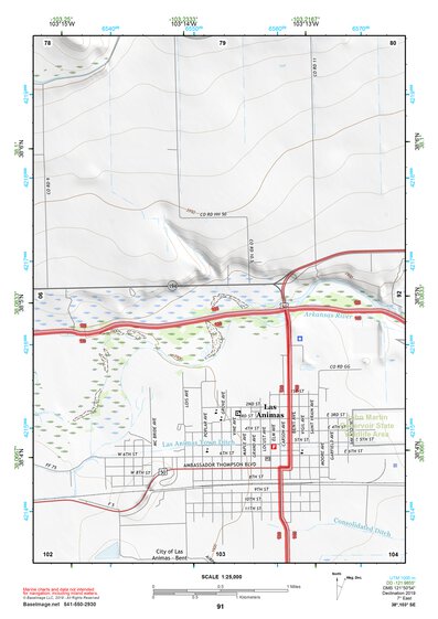 38103SE Page 91 Las Animas Topo Preview 1
