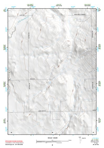 38104NE Page 4 Colorado Springs Topo Preview 1