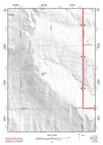 38104NE Page 5 Colorado Springs Topo Preview 1