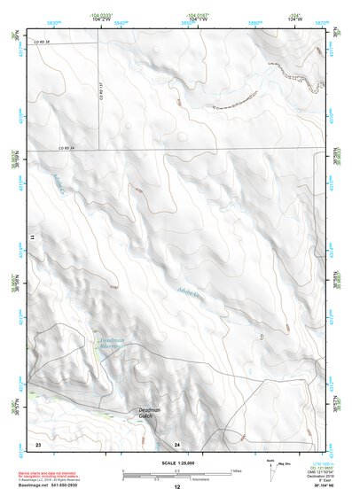 38104NE Page 12 Colorado Springs Topo Preview 1