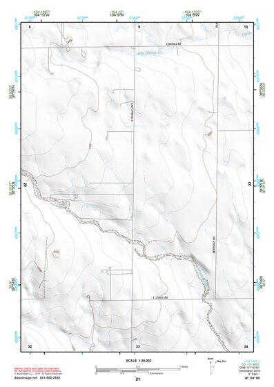38104NE Page 21 Colorado Springs Topo Preview 1