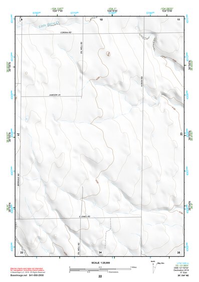 38104NE Page 22 Colorado Springs Topo Preview 1
