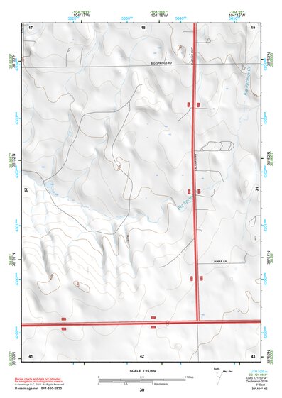 38104NE Page 30 Colorado Springs Topo Preview 1