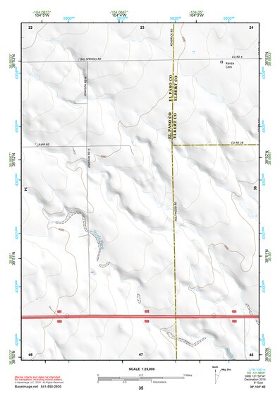 38104NE Page 35 Colorado Springs Topo Preview 1
