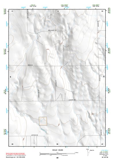 38104NE Page 44 Colorado Springs Topo Preview 1