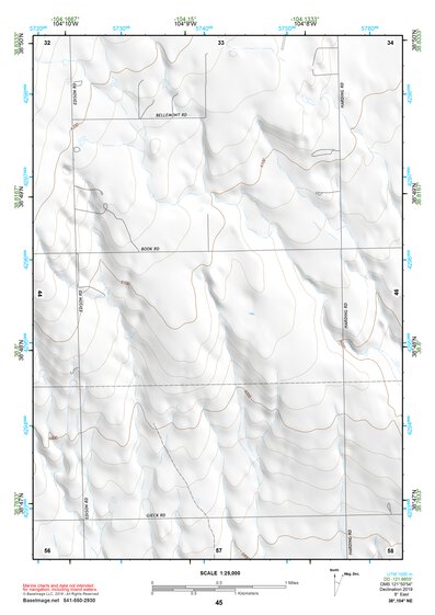 38104NE Page 45 Colorado Springs Topo Preview 1