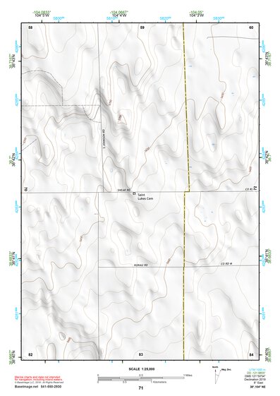 38104NE Page 71 Colorado Springs Topo Preview 1