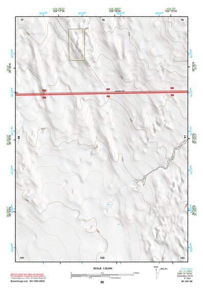 38104NE Page 90 Colorado Springs Topo Preview 1