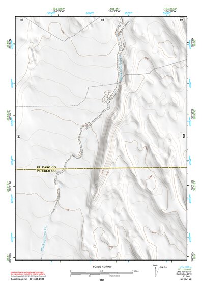 38104NE Page 100 Colorado Springs Topo Preview 1