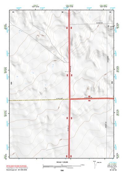 38104NE Page 104 Colorado Springs Topo Preview 1