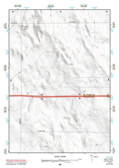 38104NE Page 105 Colorado Springs Topo Preview 1