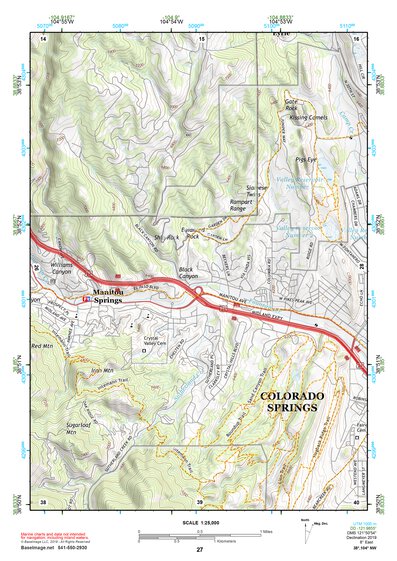38104NW Page 27 Colorado Springs Topo Preview 1