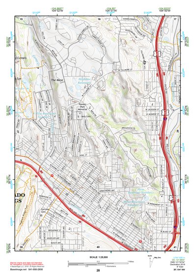 38104NW Page 28 Colorado Springs Topo Preview 1