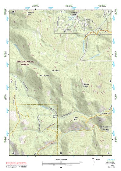 38104NW Page 38 Colorado Springs Topo Preview 1
