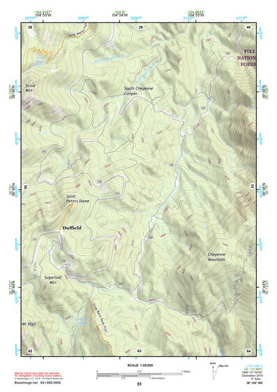 38104NW Page 51 Colorado Springs Topo Preview 1