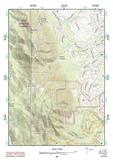 38104NW Page 52 Colorado Springs Topo Preview 1
