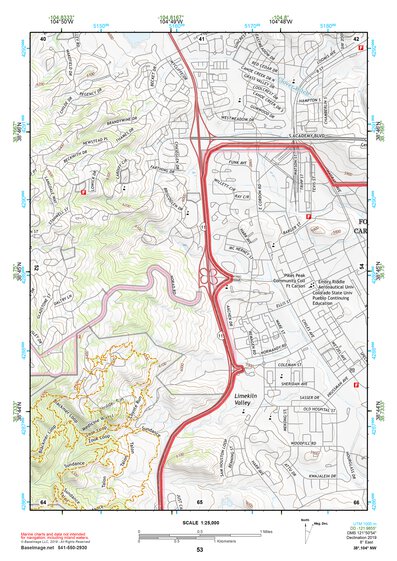 38104NW Page 53 Colorado Springs Topo Preview 1