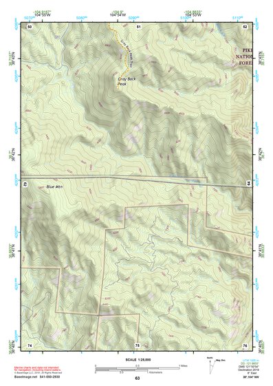 38104NW Page 63 Colorado Springs Topo Preview 1