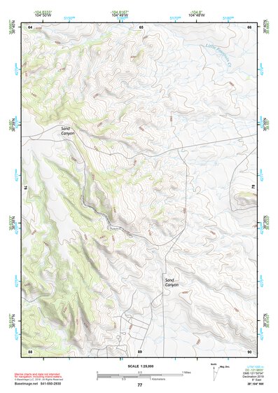 38104NW Page 77 Colorado Springs Topo Preview 1
