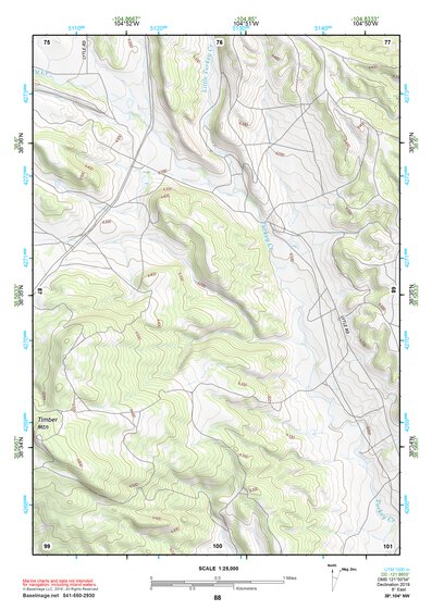 38104NW Page 88 Colorado Springs Topo Preview 1