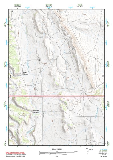 38104NW Page 101 Colorado Springs Topo Preview 1