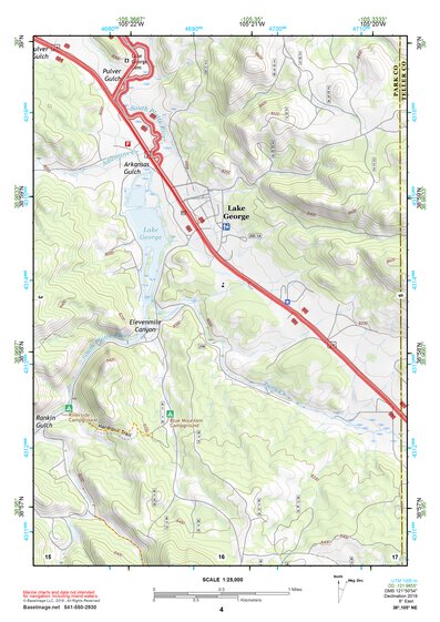 38105NE Page 4 Pikes Peak Topo Preview 1