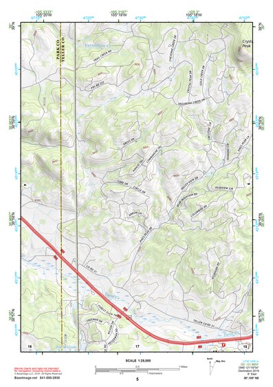38105NE Page 5 Pikes Peak Topo Preview 1
