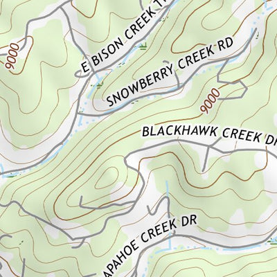 38105NE Page 7 Pikes Peak Topo Preview 3