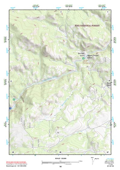 38105NE Page 14 Pikes Peak Topo Preview 1