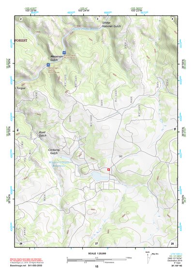 38105NE Page 15 Pikes Peak Topo Preview 1