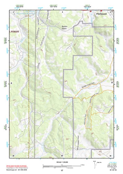 38105NE Page 17 Pikes Peak Topo Preview 1