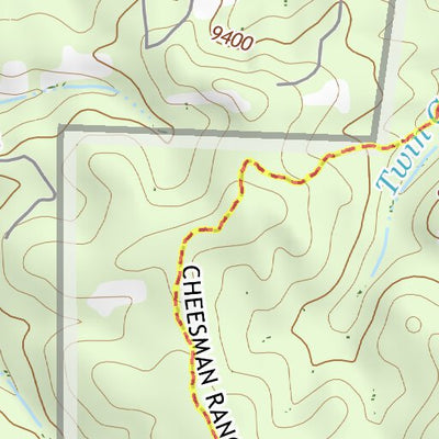 38105NE Page 20 Pikes Peak Topo Preview 2