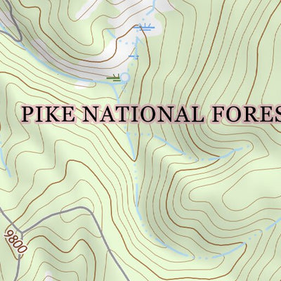 38105NE Page 21 Pikes Peak Topo Preview 3