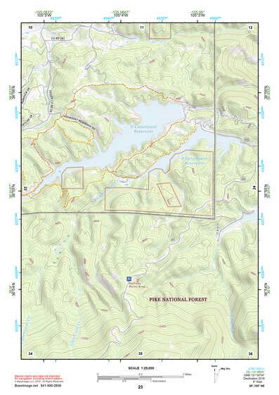 38105NE Page 23 Pikes Peak Topo Preview 1