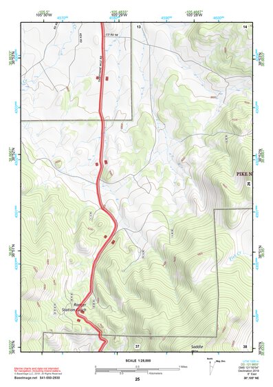 38105NE Page 25 Pikes Peak Topo Preview 1
