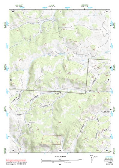 38105NE Page 27 Pikes Peak Topo Preview 1