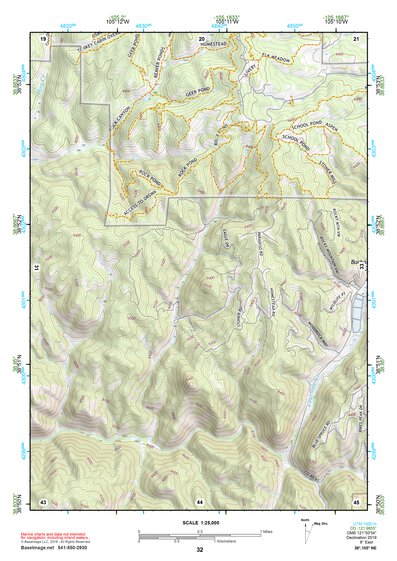 38105NE Page 32 Pikes Peak Topo Preview 1