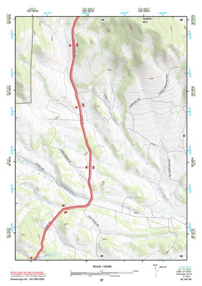 38105NE Page 37 Pikes Peak Topo Preview 1