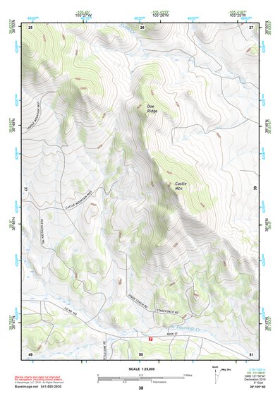 38105NE Page 38 Pikes Peak Topo Preview 1