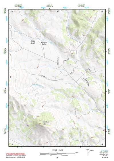 38105NE Page 39 Pikes Peak Topo Preview 1