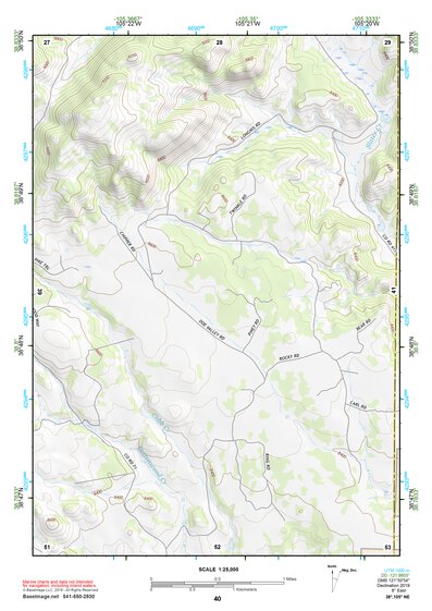 38105NE Page 40 Pikes Peak Topo Preview 1