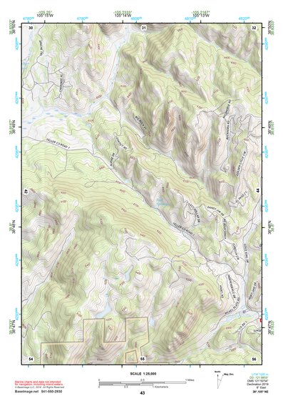 38105NE Page 43 Pikes Peak Topo Preview 1