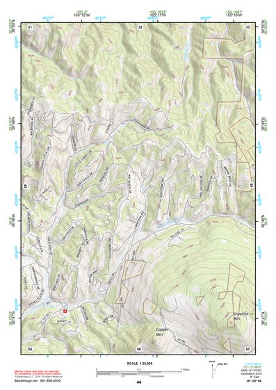 38105NE Page 44 Pikes Peak Topo Preview 1