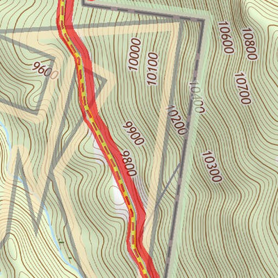 38105NE Page 45 Pikes Peak Topo Preview 3